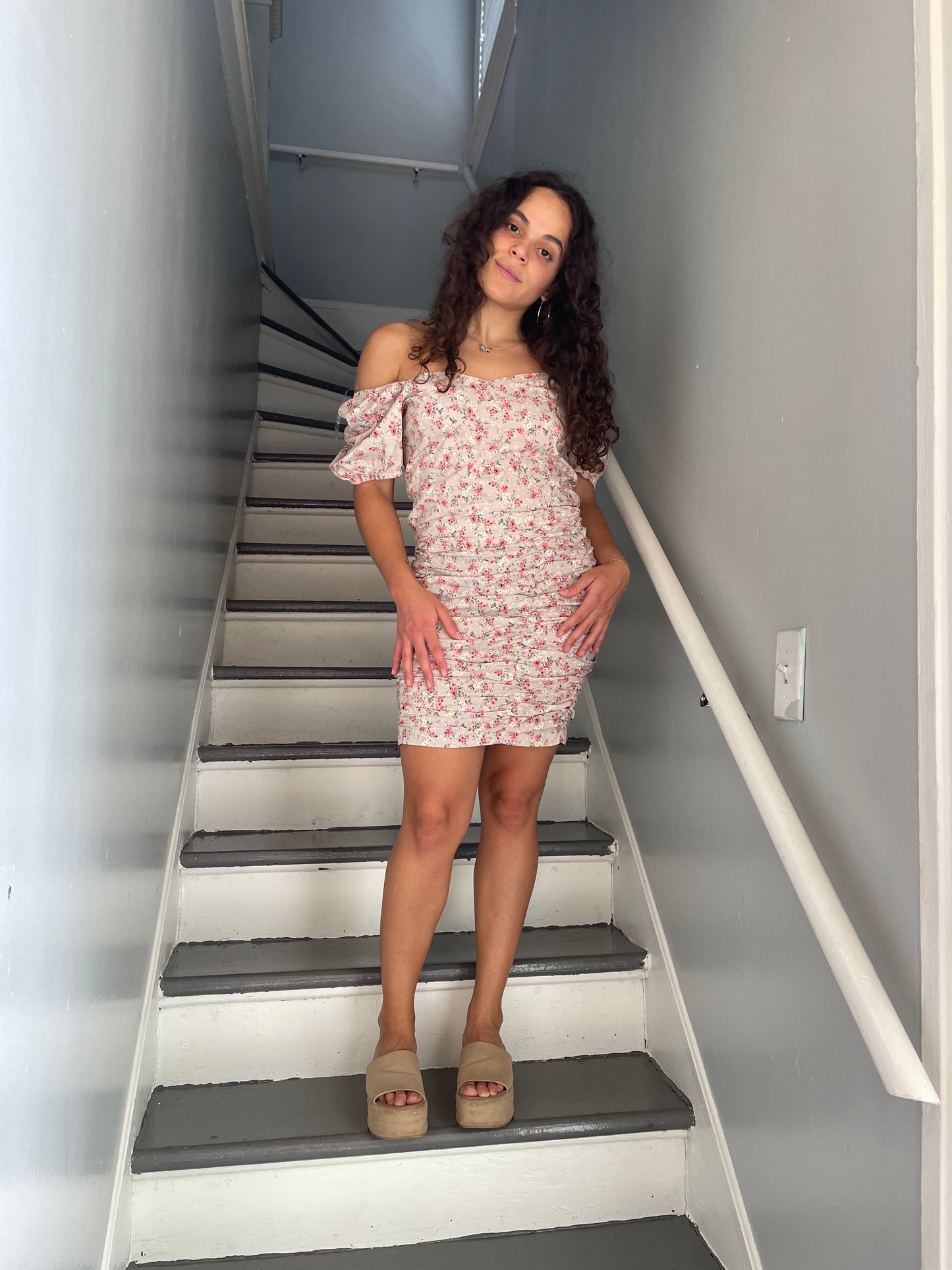 Pink floral set