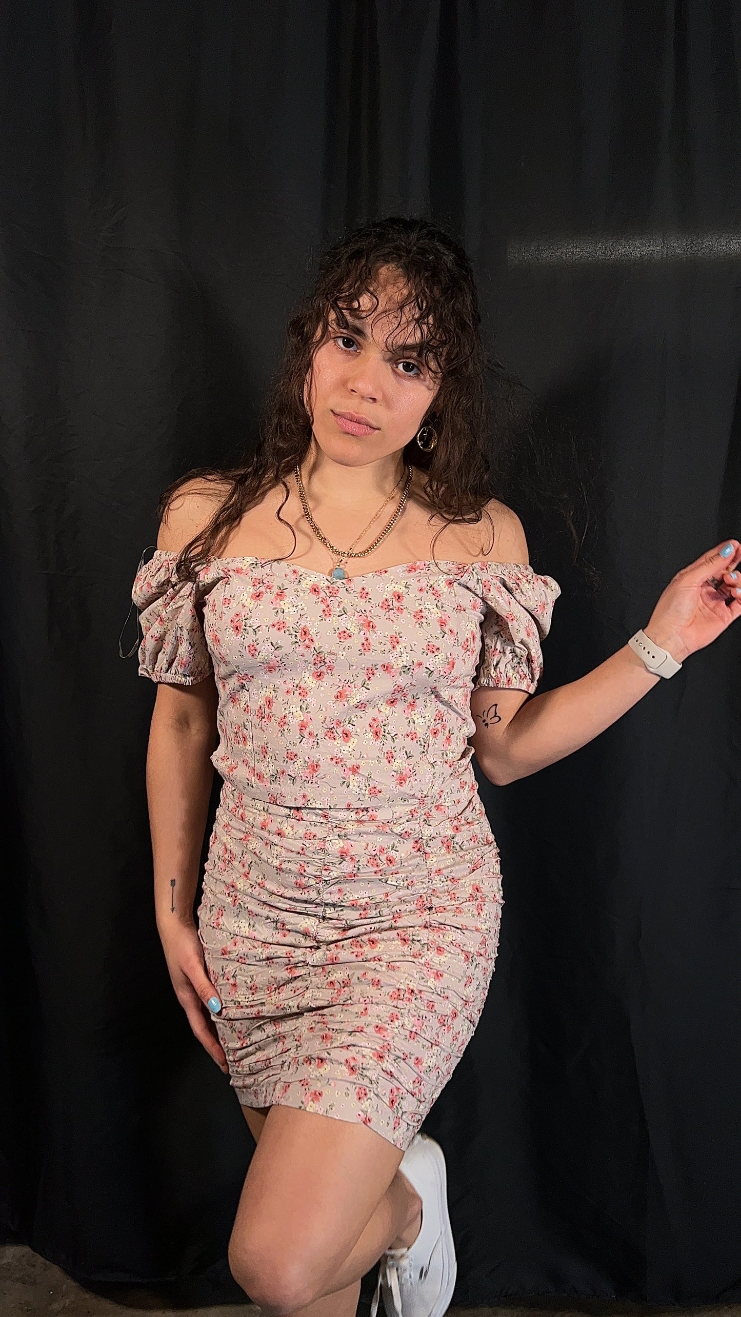 Pink floral set