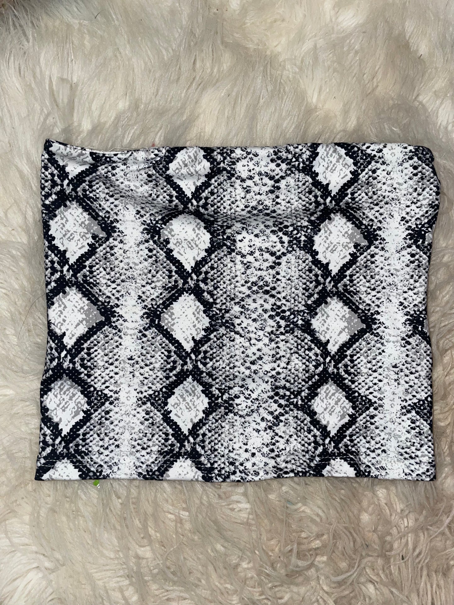 Snake Print tube top