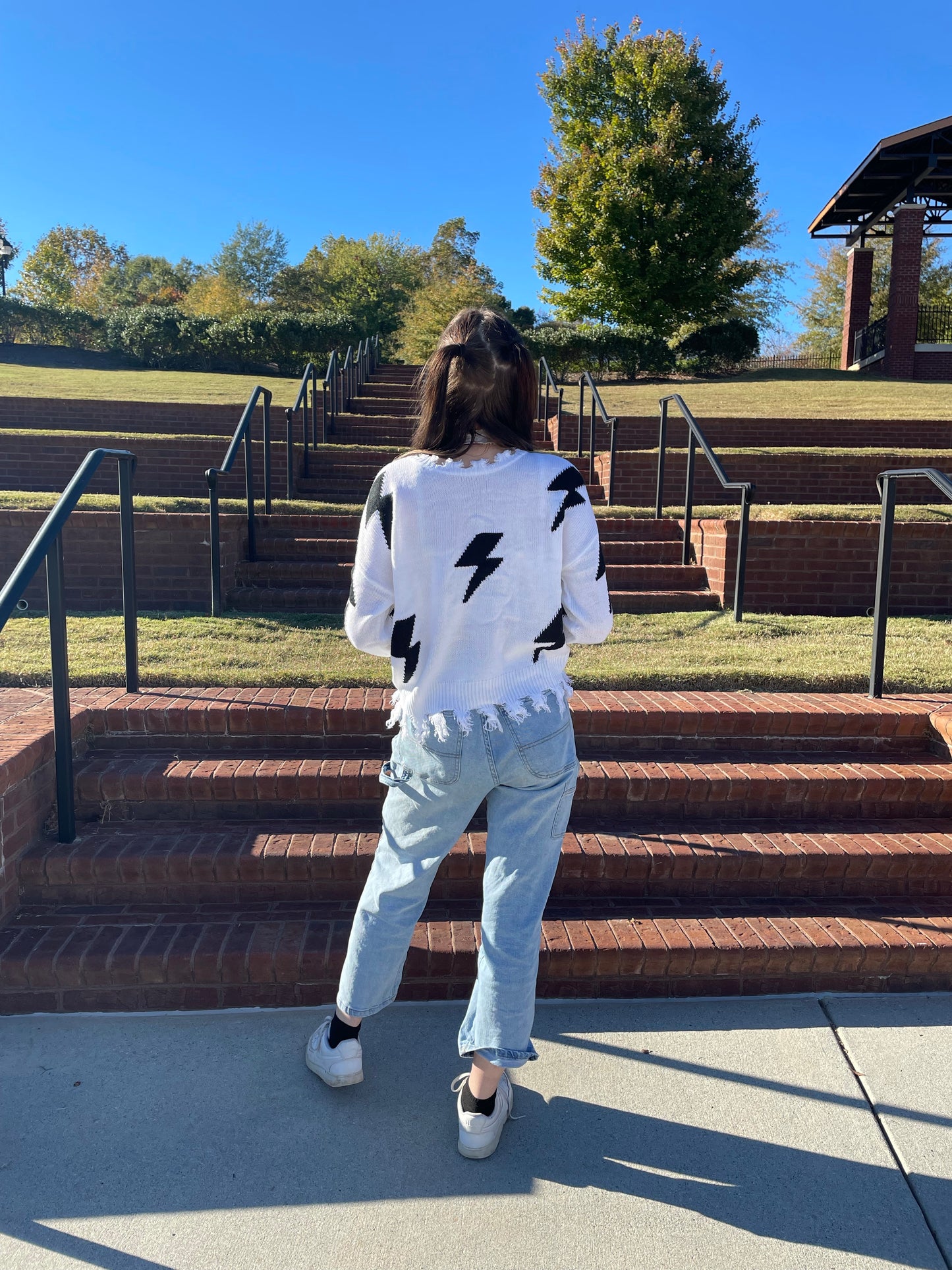 black lightning sweater